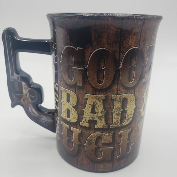 Vtg Clint Eastwood Good Bad And Ugly Mug Gun Shaped Handle Radio Days 2018 - Picture 1 of 5